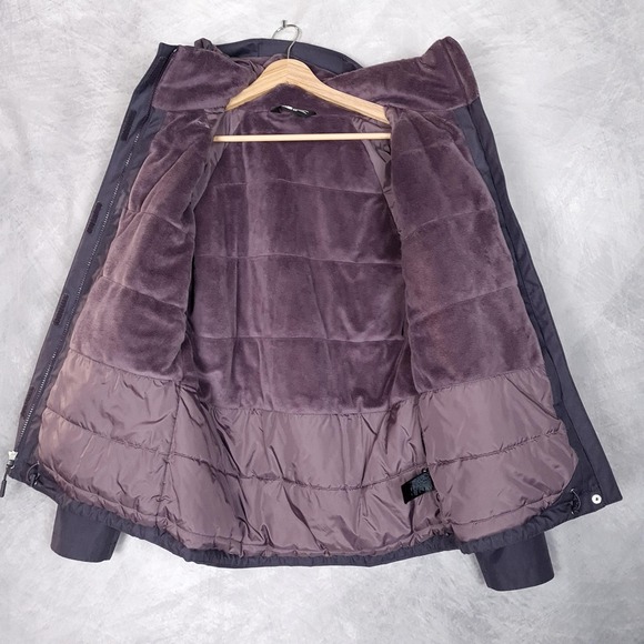 The North Face Jacket Womens Small Purple Inlux Insulated Hooded Fleece Lined - Picture 6 of 16